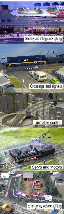 using model railroad controls